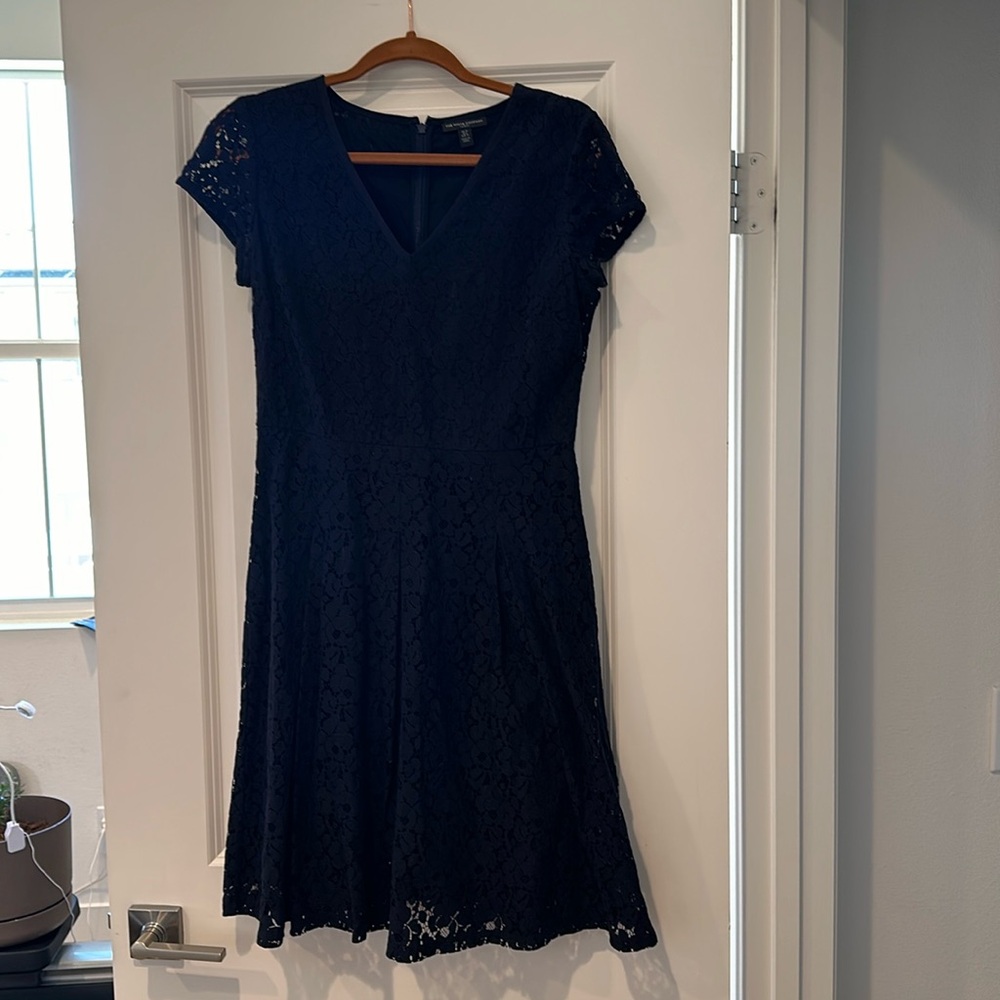 EUC White Company Lace Cocktail Dress